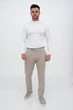 Брюки slim fit Trend Collection 1265 бежевый (сolor 3) 38 - изображение 2
