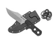 Ніж с ножнами Cold Steel 49HCF Mini Tac Bowie 3.6" тонкий та легкий повнорозмірний шийник 8Cr13MoV Plain Blade Black Griv Ex Handle - зображення 2