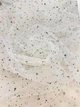 Ткань Сетка со стразами бело молочная 45г/м2 150см 1пог.м - изображение 1