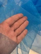 Ткань Фатин с напылением голубой 40г/м2 140см 1пог.м - изображение 3