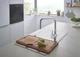 Смеситель для кухни с выдвижным изливом Grohe Minta [32322002] - изображение 2