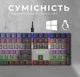 Клавіатура ігрова механічна GamePro GPMK-145R USB Outemu Red Swich Low Profile Dark Gray - зображення 9