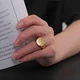 Енохианское кольцо-талисман из нержавеющей стали Сигила Тайна Вселенной Золотистый Dawapara - изображение 6