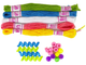 Zestaw do zaplatania włosów LEAN Toys 2 w 1 Koraliki15768 (5905679072769) - obraz 5