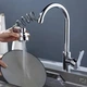 Аэратор для смесителя с гибким шлангом, 3 режима, экономия воды до 50%, Chrome, универсальная насадка на кран - изображение 6