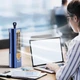 Настольный вентилятор с охлаждением воздуха и USB Type-C Компактный Синий - изображение 2