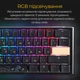 Клавіатура Ducky One 3 Mini Cherry MX Red RGB UA USB Black (DKON2161ST-RUAPXCLAWSC1) - зображення 4