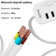 Сетевой фильтр-удлинитель RZTK Power Strip 3+3 USB-A White 1.5 м - изображение 6