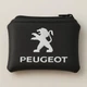 Ключница с логотипом PEUGEOT на молнии из экокожи размером 14х10 см - изображение 1