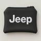 Ключница с логотипом JEEP на молнии из экокожи размером 14х10 см - изображение 1
