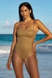 Суцільний купальник Luli Fama М Золотий (L829C32-gold) - зображення 3