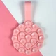 Держатель-присоска для телефона Double Side Silicone with a Strap Pink - изображение 2