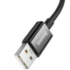 Дата кабель Baseus Superior Series (SUPERVOOC) Fast Charging USB to Type-C 65W 1m (CAYS00090) Black - изображение 3