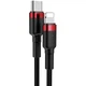 Дата кабель Baseus Cafule Type-C to Lightning PD 20W (1m) (CATLKLF) Red / Black - изображение 2