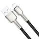 Дата кабель Baseus Cafule Metal USB to Lightning 2.4A (2m) (CALJK-B0) Black - изображение 4