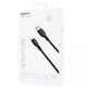 Дата кабель Proove Rebirth USB to Lightning 2.4A (1m) Black - зображення 3