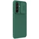Карбонова накладка Nillkin CamShield Pro для Samsung Galaxy A56 5G Deep Green - зображення 2