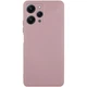 Чохол TPU GETMAN Liquid Silk Full Camera для Xiaomi Redmi 12 Рожевий / Pink Sand - зображення 1