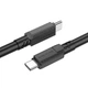 Дата кабель Borofone BX81 Type-C to Type-C 60W (1m) Чорний - зображення 3