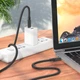 Дата кабель Borofone BX81 Type-C to Type-C 60W (1m) Чорний - зображення 5