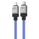 Дата кабель Baseus CoolPlay Series Type-C to Lightning 20W (1m) (CAKW00000) Blue - зображення 4