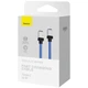 Дата кабель Baseus CoolPlay Series Type-C to Lightning 20W (1m) (CAKW00000) Blue - зображення 5