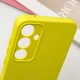 Чехол TPU GETMAN Liquid Silk Full Camera для Samsung Galaxy S23 FE Желтый / Flash - изображение 3