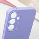 Чехол TPU GETMAN Liquid Silk Full Camera для Samsung Galaxy S23 FE Сиреневый / Dasheen - изображение 7