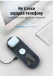 Qi2 сертифицированная беспроводная зарядная док станция для apple айфона часов наушников телефона 3 в 1 magsafe складная магнитная зарядка на айфон iphone airpods эпл вотч QINETIQ Aluminium CX05 23W + адаптер в подарок - изображение 7