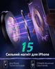 Qi2 сертифицированная беспроводная зарядная док станция для apple айфона часов наушников телефона 3 в 1 magsafe складная магнитная зарядка на айфон iphone airpods эпл вотч QINETIQ Aluminium CX05 23W + адаптер в подарок - изображение 11