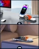 Qi2 сертифицированная беспроводная зарядная док станция для apple айфона часов наушников телефона 3 в 1 magsafe складная магнитная зарядка на айфон iphone airpods эпл вотч QINETIQ Aluminium CX05 23W + адаптер в подарок - изображение 13