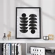 Постер Roomy "Vertical Suns" Чорна рамка з глянцевим склом A1 (84.1x59.4 cm.) - зображення 4