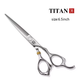 Профессиональные парикмахерские ножницы TITAN T3D для стрижки волос Japan 440C 6,5 дюймов - изображение 4