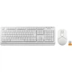 Комплект (клавіатура, миша) бездротовий A4Tech FG1012 White USB Білий 30565 - изображение 1