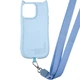 Чохол TPU GETMAN Cat with straps для Apple iPhone 16 (6.1") Blue - зображення 1