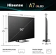 Телевізор Hisense QLED 50" 50A7Q - зображення 3