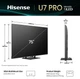 Телевізор Hisense MiniLED 75" 75U7Q PRO - зображення 5