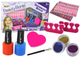 Zestaw do malowania paznokci dla dzieci LEAN Toys Beauty Bomb XXL naklejki i brokaty (5905884459171) - obraz 1