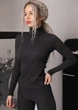 Водолазка жіноча Leinle SHIK EMERI 1623 3XL Темно-сірий (14280) - зображення 1