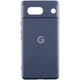 Чохол панель силіконовий Premium Silicone Case Full Camera with logo для Google Pixel 9a Синій / Midnight blue - зображення 1