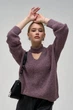 Джемпер SEWEL JW936 46-48 Фиолетовый - изображение 5