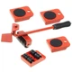 Набор для перемещения мебели Furniture Mover Rollers, до 150 кг, красный - изображение 3