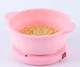 Апарат для нагрівання воску із силіконовою чашею Silicon Wax Warmer CL-2208 9517, рожевий - изображение 4