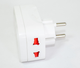 Мережний розгалужувач трійник Travel Adaptor 823 c 2 USB 7043 - изображение 3