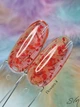Гель з сухоцвітами для декору нігтів Flower Gel SVN 4 (5гр) червоний - зображення 2