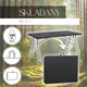 Zestaw cateringowy Springos Stół + ławki 180 x 74 x 74 cm GF0098 Czarny (5907719476117) - obraz 15