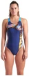 Купальник закритий жіночий Arena Dreamhline Swimsuit V Back 38 Синій 008328-760 - зображення 4