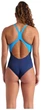 Купальник закритий жіночий Arena Dreamhline Swimsuit V Back 38 Синій 008328-760 - зображення 5