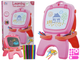 Дошка магнітна крейдова LEAN Toys Рожева, з аксесуарами і шаблонами (5904204755214) - зображення 1