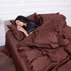 Простынь на резинке MirSon 0211 Cacao 160х190х25 (2200001085039) - изображение 7